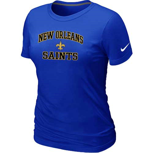 Nike New Orleans Saints Women's Legend Logo Dri-FIT NFL T-Shirt - Grey